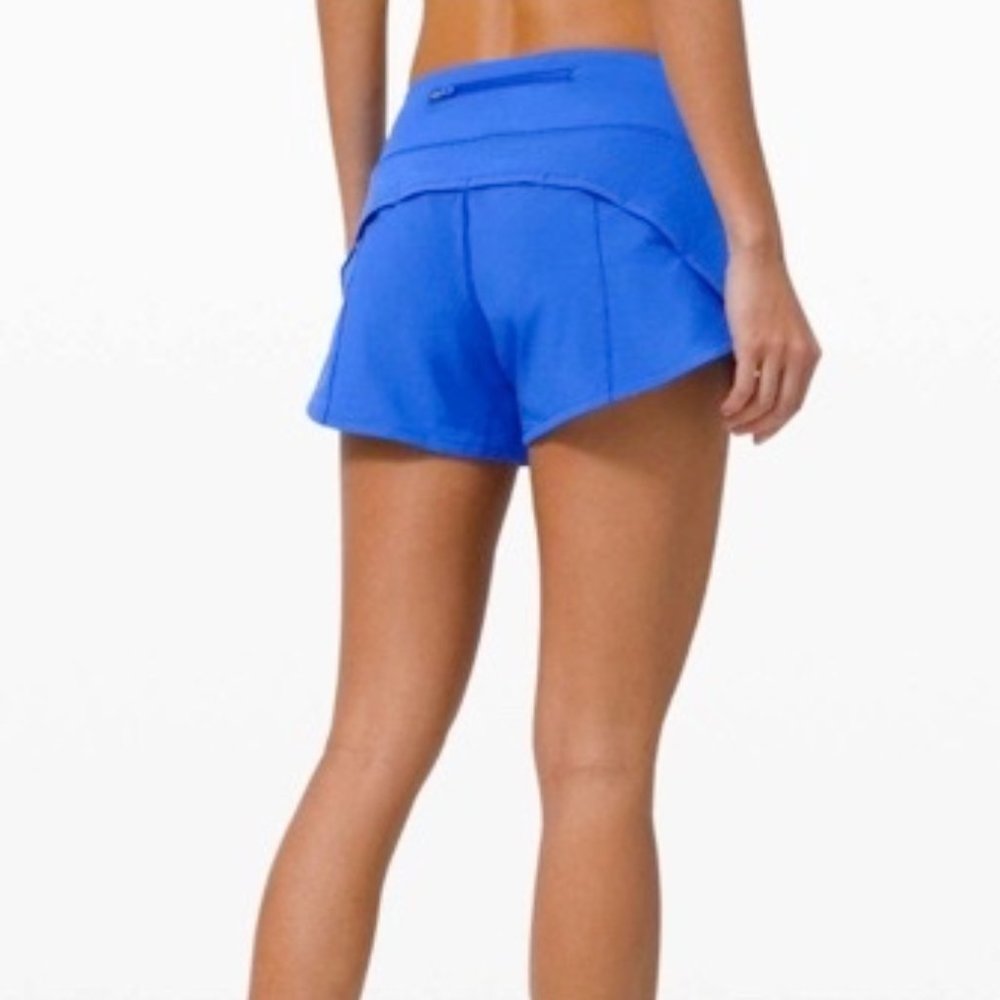 Lululemon Speed Up Short 4" - Wild Bluebell - 8